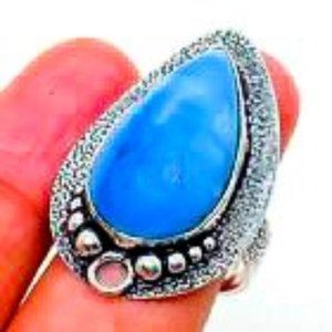 Owyhee Blue Opal Ring